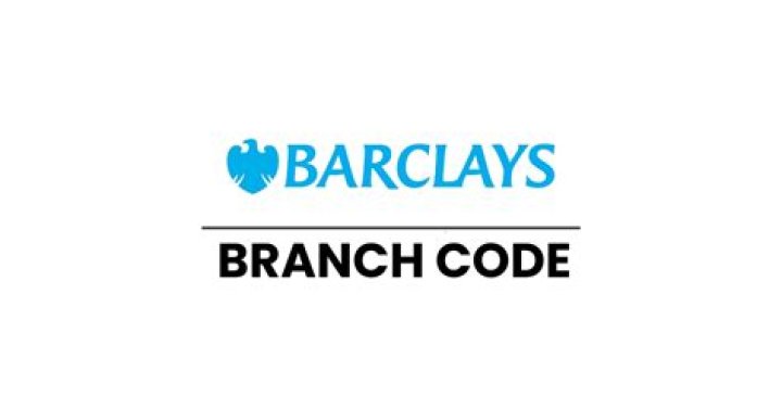 What is Barclays branch code?