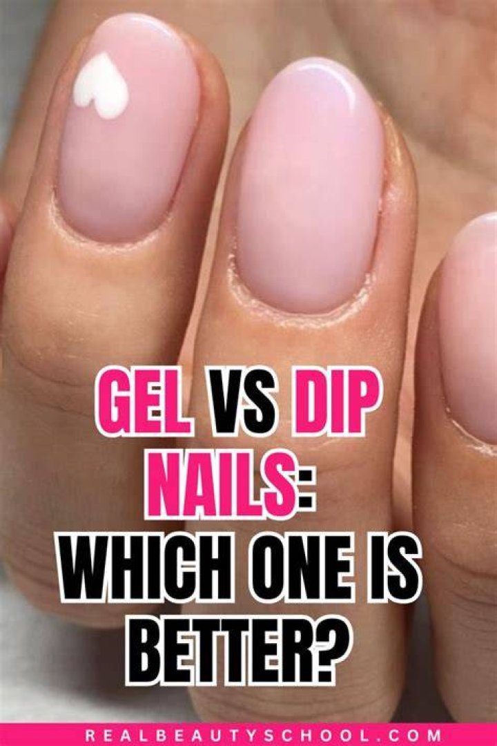 What is better gel or dip?
