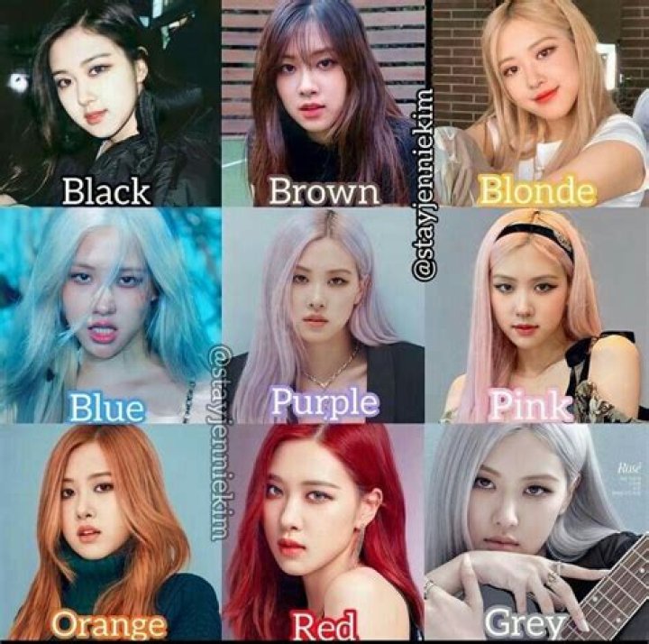 What is Blackpink Rosé favorite color?