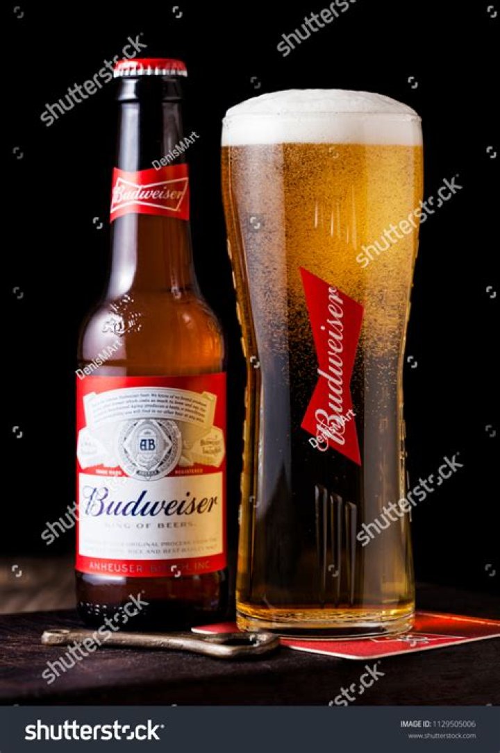 What is Budweiser stock today?