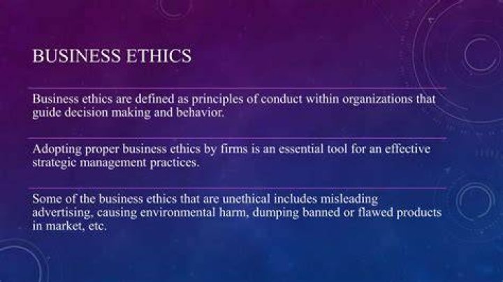 What is business ethics strategic management?