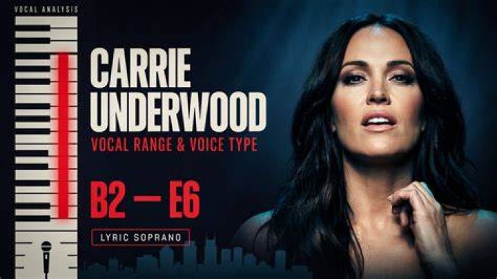 What is Carrie Underwood's vocal range?