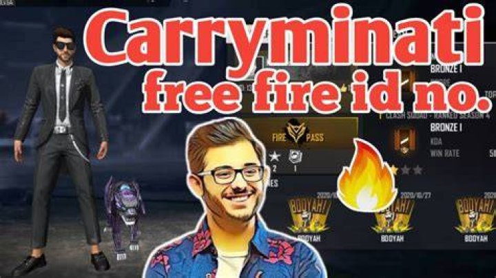 What is CarryMinati free fire ID?