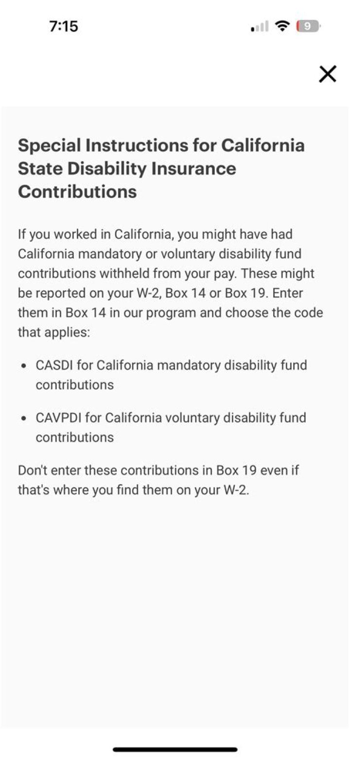 What is CASDI Box 14?