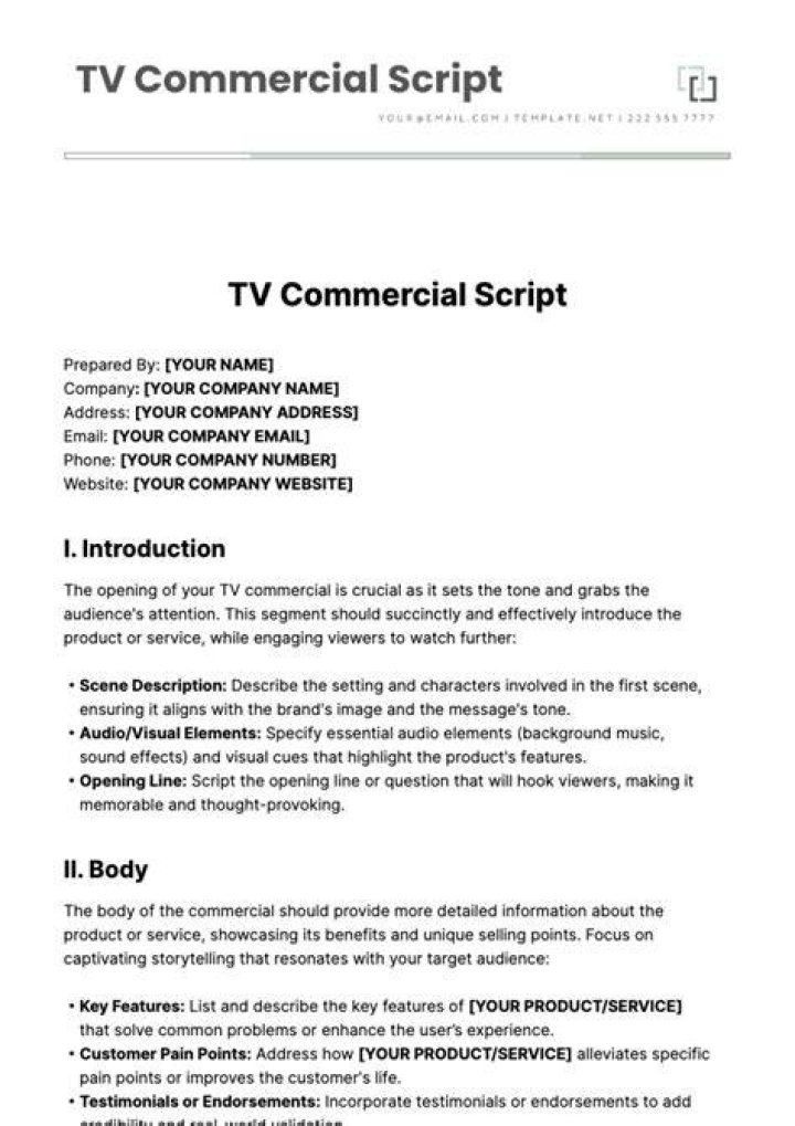What is commercial and example?