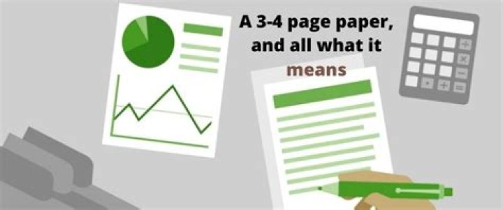 What is considered a 3 page paper?
