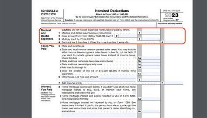 What is deductible on Schedule A?