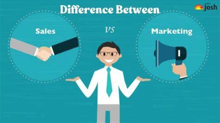 What is different between sales and marketing?