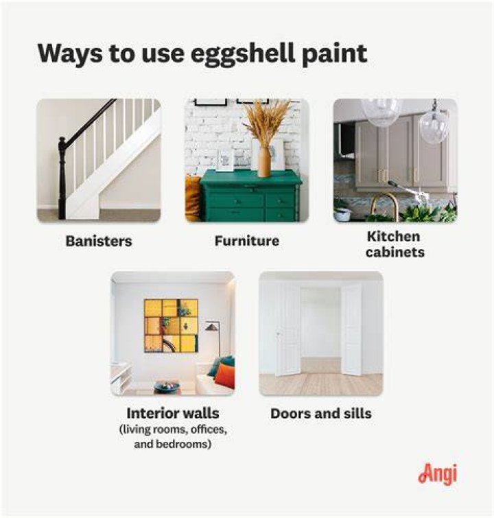 What is eggshell paint used for?