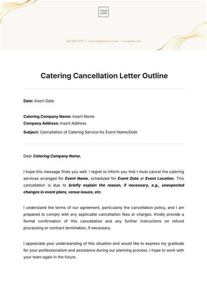 What is Ezcater cancellation policy?