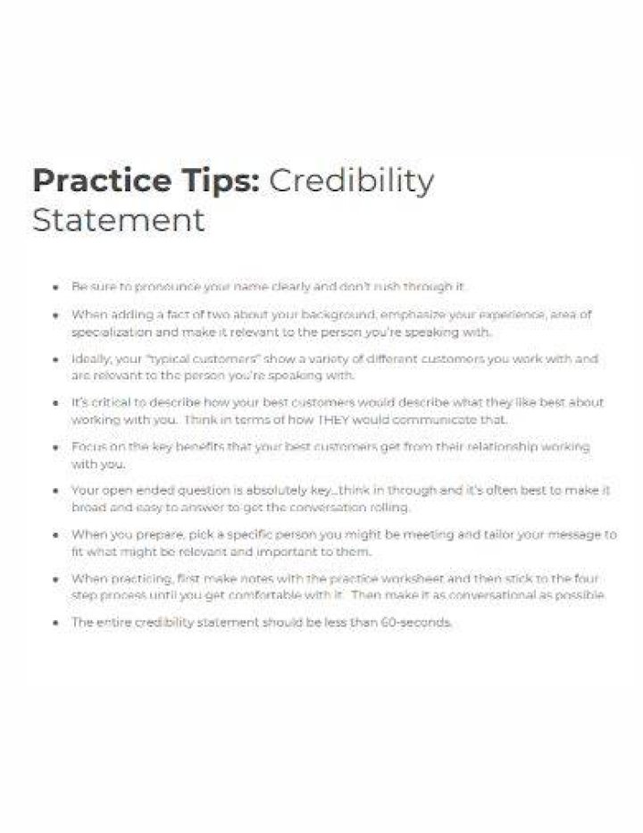 What is financial statement credibility?