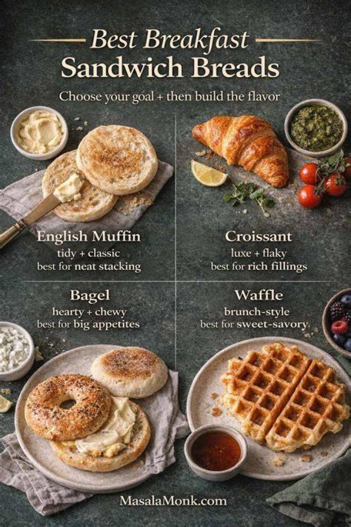 What is healthier English muffin or croissant?