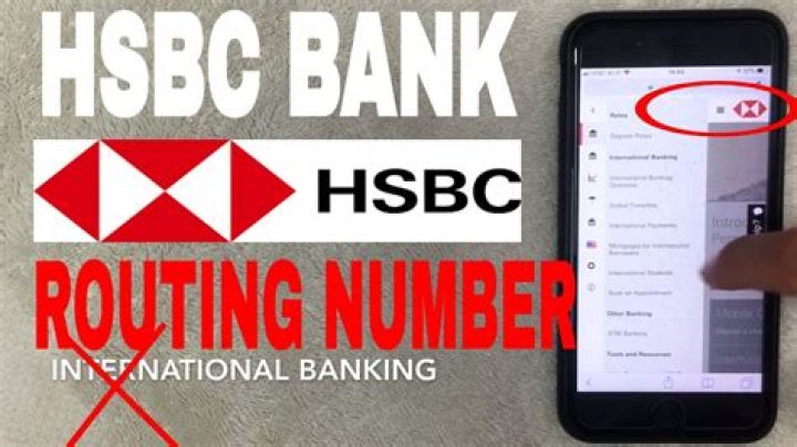 What is Hong Kong HSBC routing number?