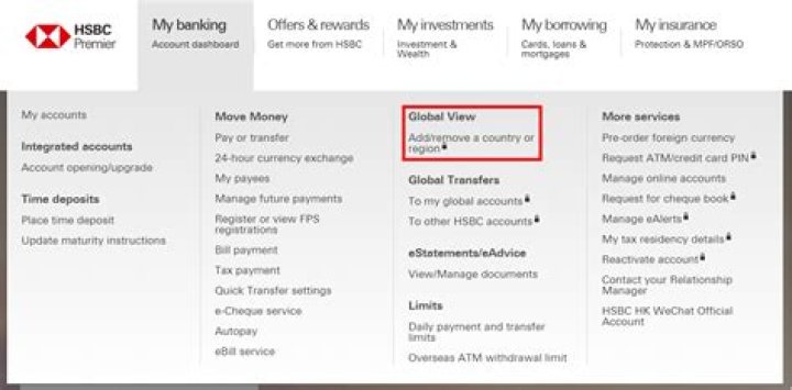 What is HSBC HK bank code?