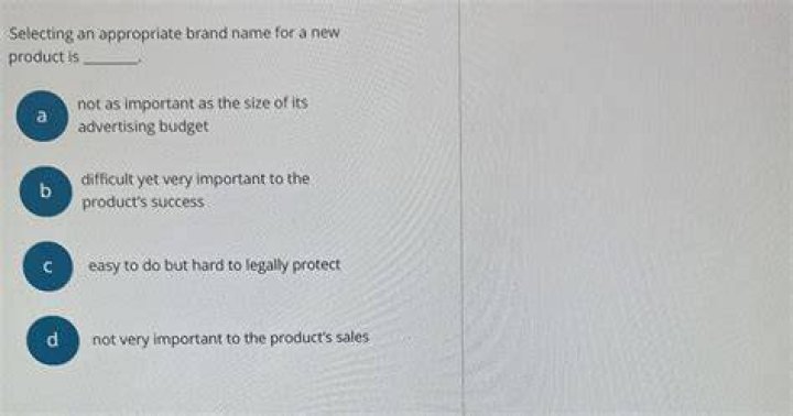 What is important when choosing a new product?