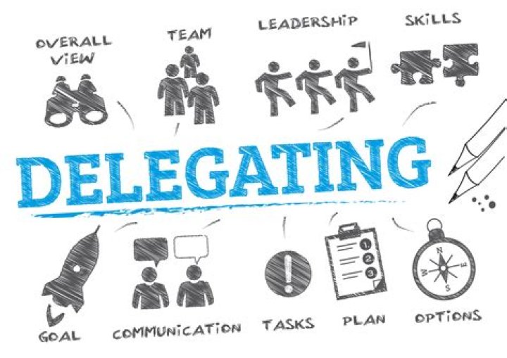 What is important when delegating work to others?
