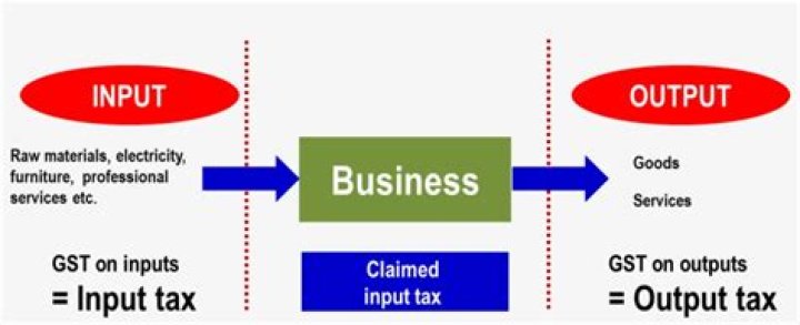 What is input tax and output tax?