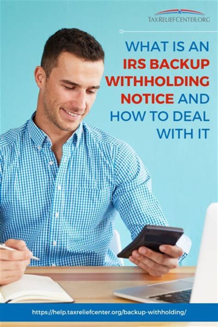 What is IRS backup holding?