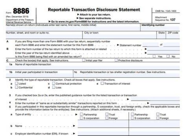 What is IRS reportable transaction?