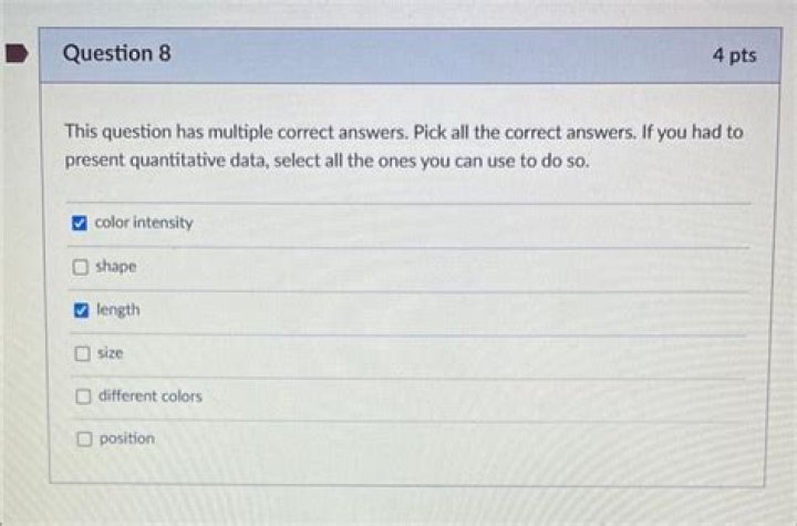 What is it called when a question has multiple answers?