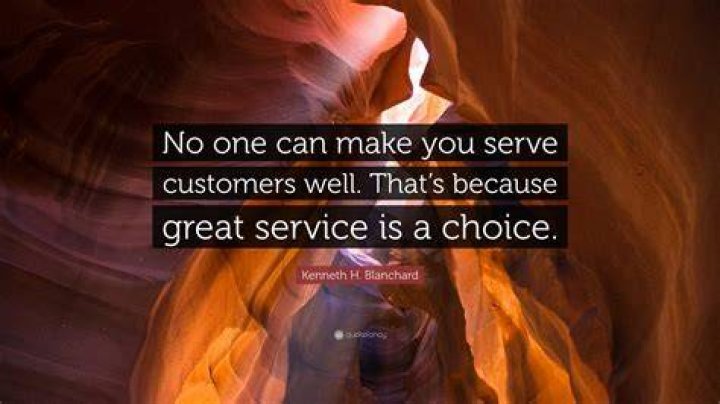 What is it called when you serve customers?