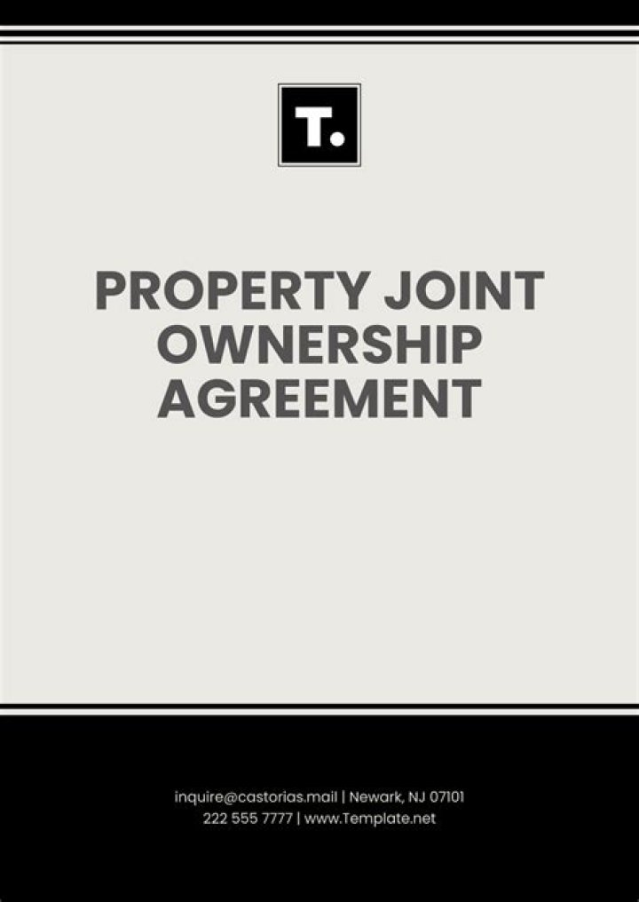 What is joint ownership of a home?