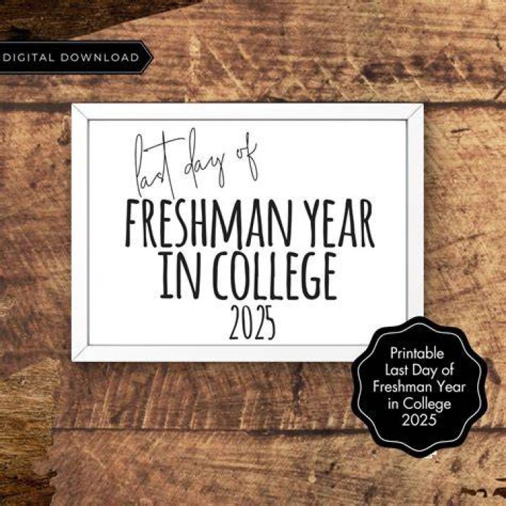 What is last year of college called?