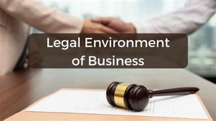 What is legal environment in business?