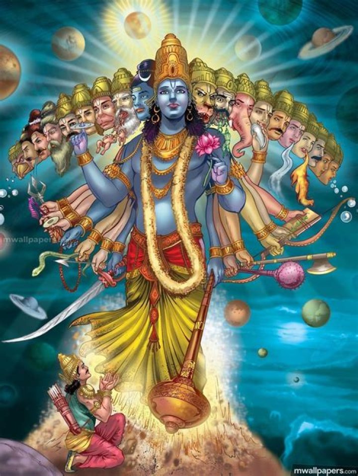 What is Lord Vishnu Favourite colour?