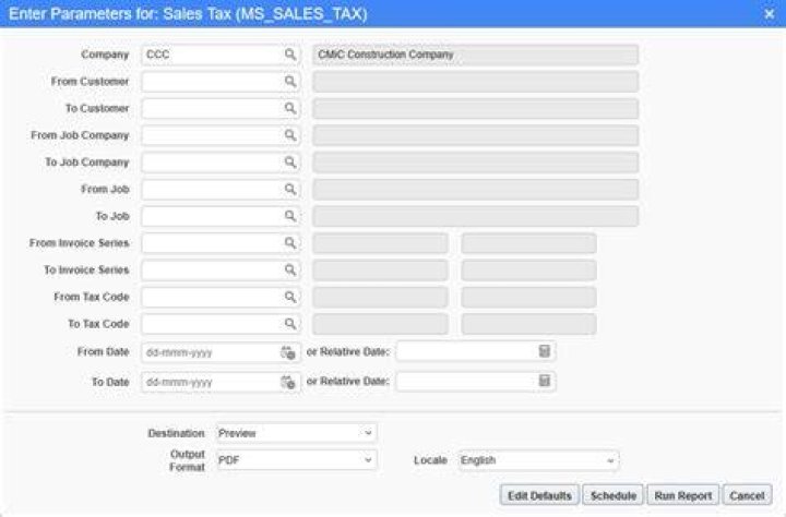 What is material sales tax?