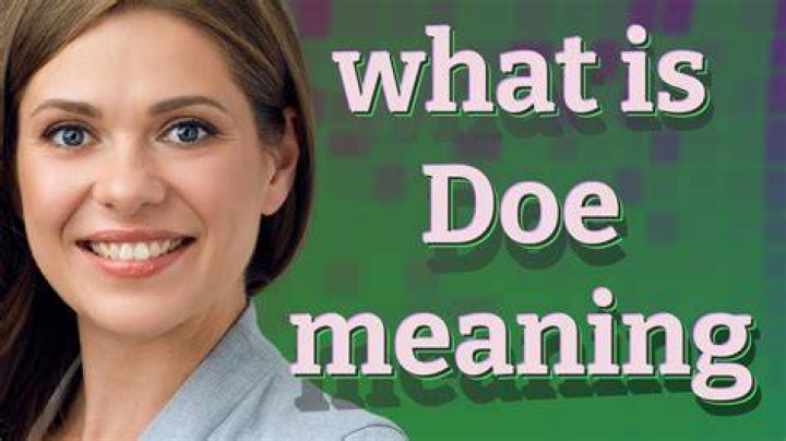 What is meaning of the DOE?