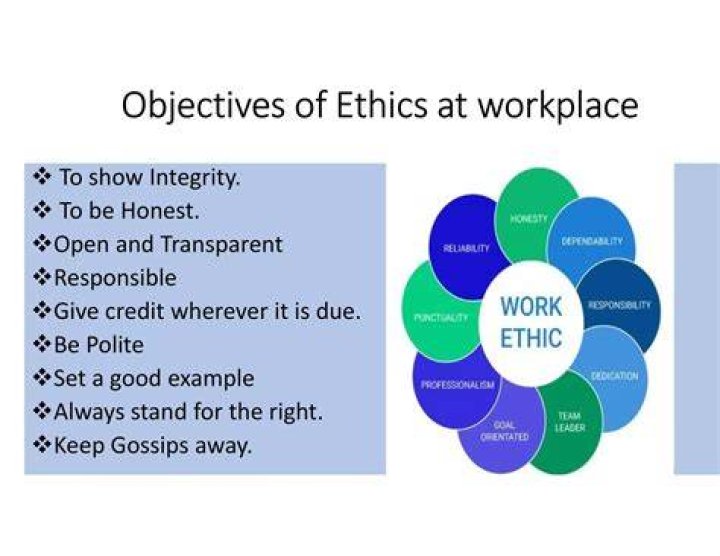 What is meant by workplace ethics?
