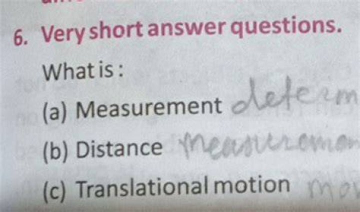 What is measurement answer the question?
