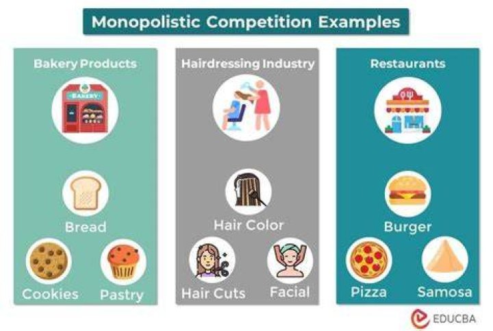 What is monopolistic competition examples?