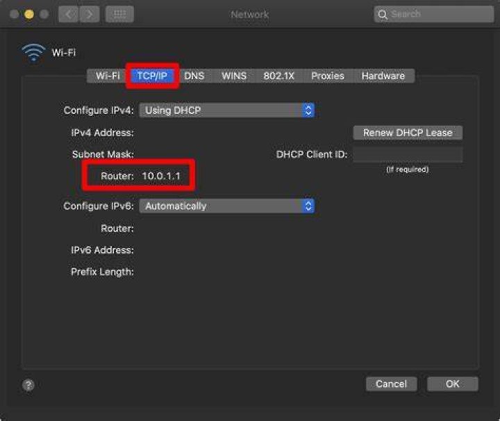 What is my IP address for my router?