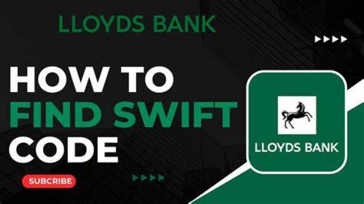What is my Lloyds Bank SWIFT code?