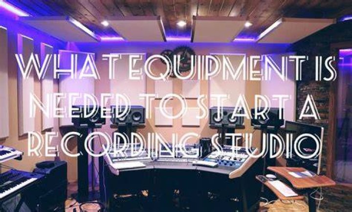 What is needed to start a recording studio?