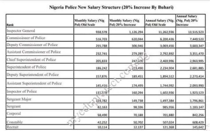 What is Nigeria basic salary?