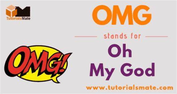 What is OMG full form?