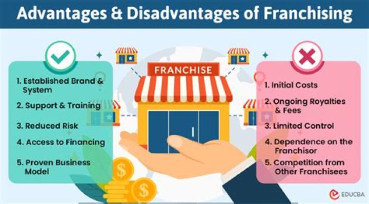 What is one of the disadvantages of franchising?