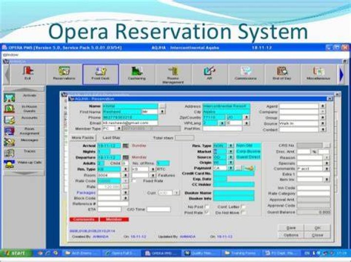 What is opera management system?