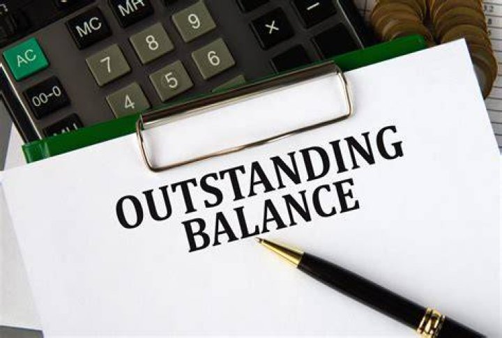 What is outstanding amount in banking?