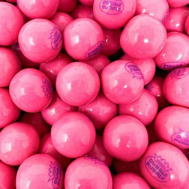 What is pink bubble gum called?
