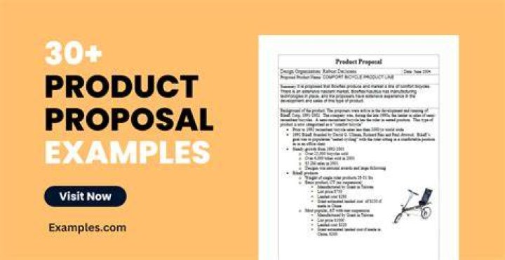 What is product proposal?