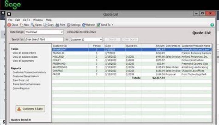 What is sage used for in accounting?
