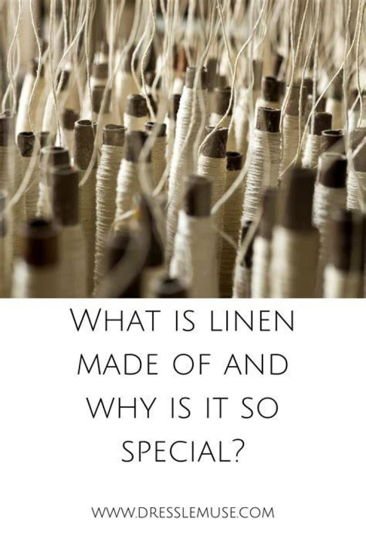 What is so special about linen?