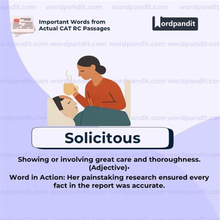 What is solicitous behavior?