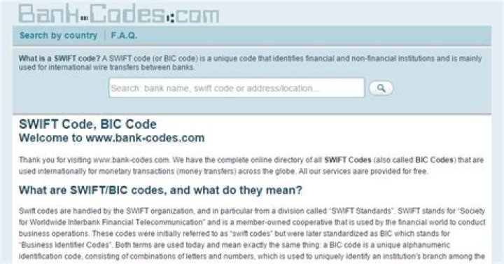 What is SWIFT code for Stanbic Bank?