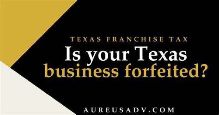 What is tax forfeiture in Texas?