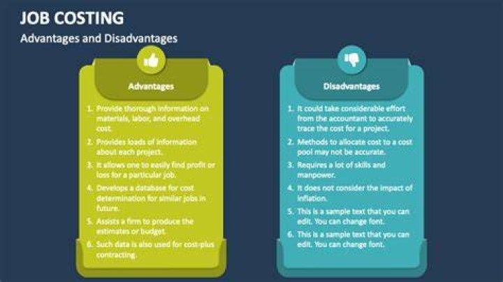 What is the advantages of job costing?